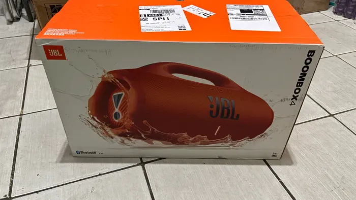 Boombox jbl 4 laranja produto lacrado + NF
