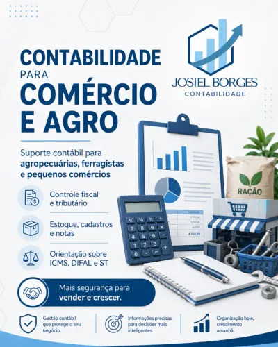 Contabilidade do Agronegócio, Produtores Rurais, Prestadores de Serviços e Comércio