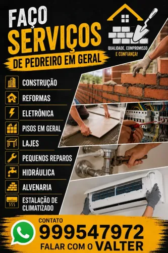 Serviço de pedreiro em geral