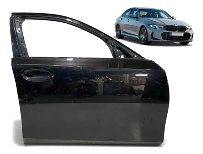 Porta Dianteira Bmw 320i Direito 2019 A 2025 Original Dianteira Direito Preto
