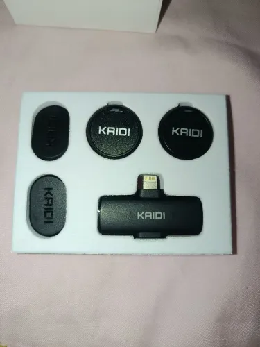 Microfone Lapela com entrada para iPhone
