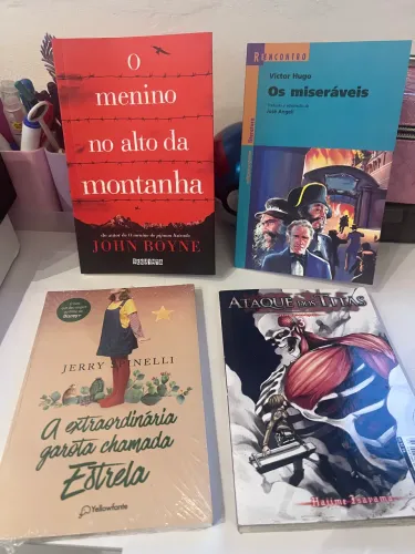 Lote de livros