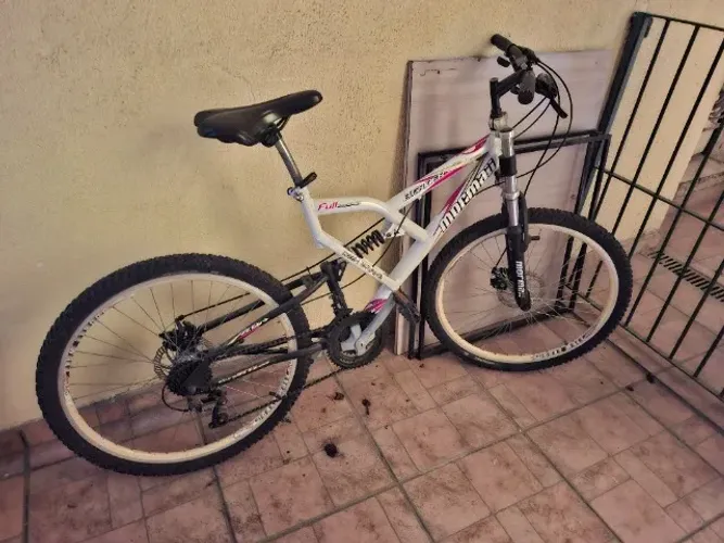 Bicicleta Mormaii Full Suspension Aro 16 com Freio a Disco