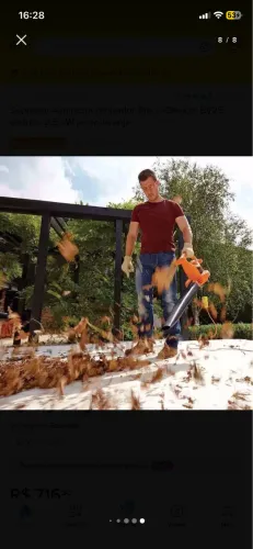 Soprador de folhas Black Decker 