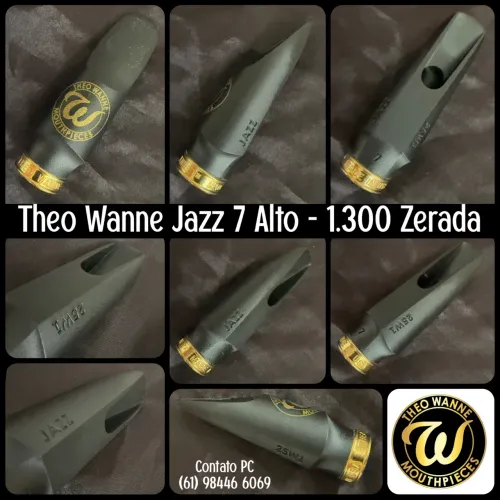 BOQUILHA PARA SAX ALTO THEO WANNE JAZZ PARA SAX ALTO 7