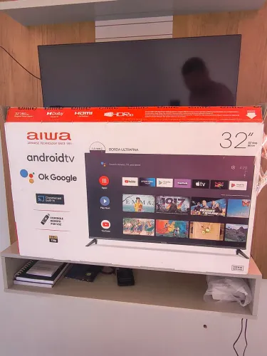 Smart tv Aiwa 32 Polegadas nova, apenas 9 dias de comprada. 1 ano de garantia