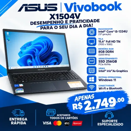 Notebook Asus Vivobook Go I5-1135G7