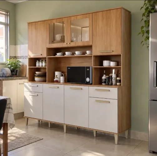 Armário de Cozinha Com 2,00m de Largura (Produto Novo)