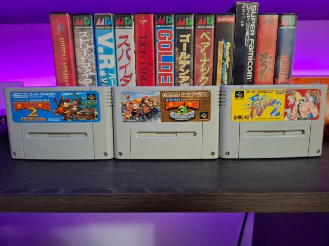 Lote jogos cartuchos super famicon