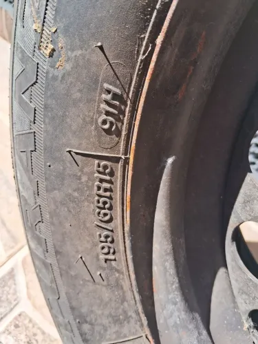 Pneu Com Roda 19565R15 91H Bridgestone
