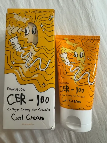Elizavecca Cer-100 Revestimento De Colágeno Hair A+ Muscle Curl Cream 120 ml