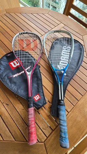 Par de raquetes de Squash 