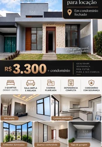 Casa para alugar no PARKVILLE CONDOMÍNIO
