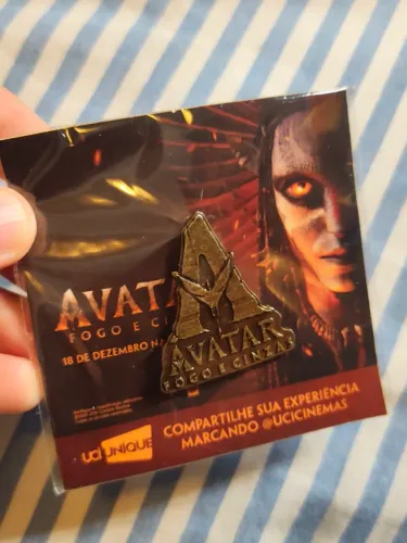 Pin oficial Avatar Fogo e Cinzas - UCI