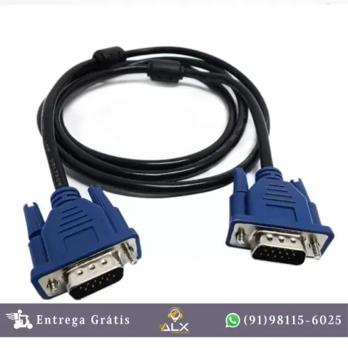 Cabo Vga 1,80m Com Filtro Hdb15 Kross - Ke-cbs0110 *ENTREGA GRÁTIS*