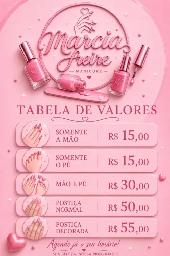 Manicure com preço acessível 