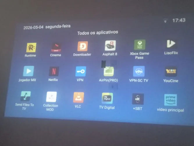 Projetor de vídeos