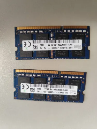 Memorias ram 2x8gb