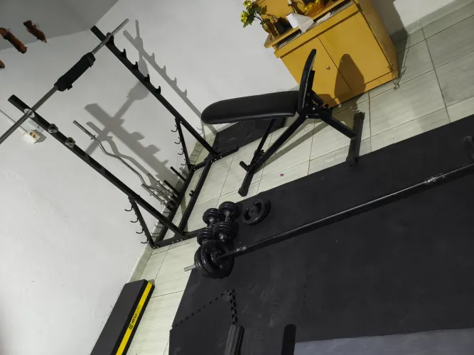 Kit musculação 