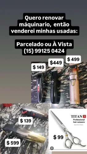 Máquinas Barbearia