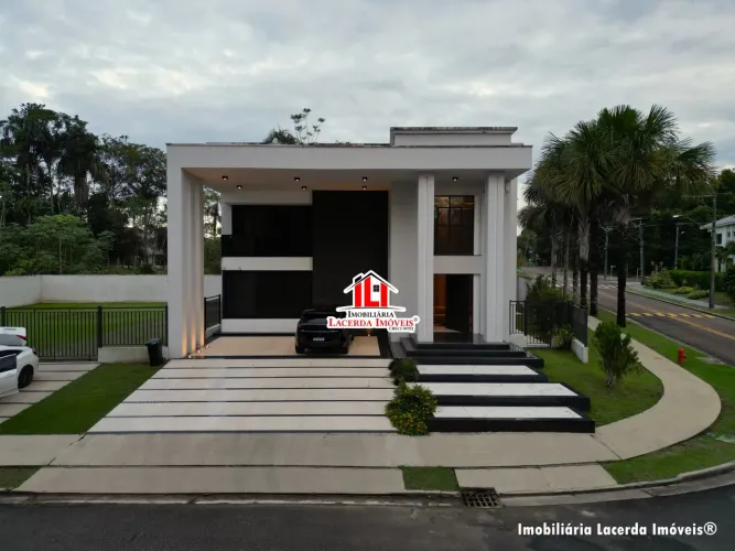 Casa Duplex no Alphaville 2 com 3 Suítes Master, Escritório, Home, Gourmet e Energia Solar