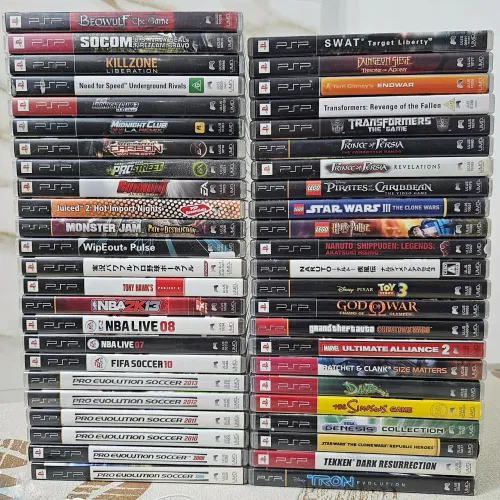 Lote de 47 Jogos psp playstation ps play originais coleção original