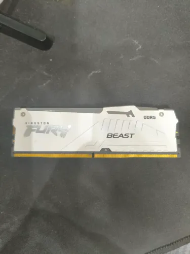 Memória ram ddr5 32GB Kingston Fury beast branca original