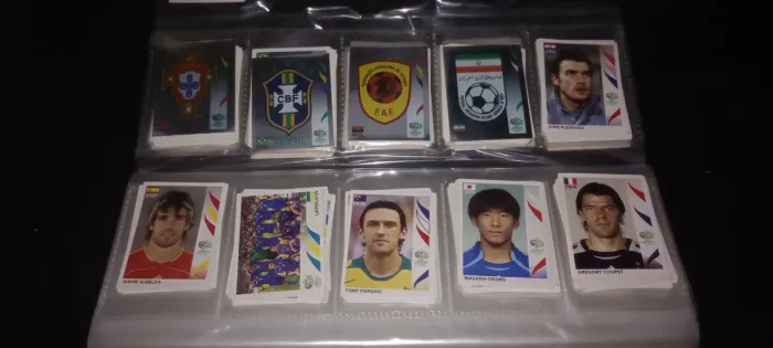 Figurinhas antigas da copa