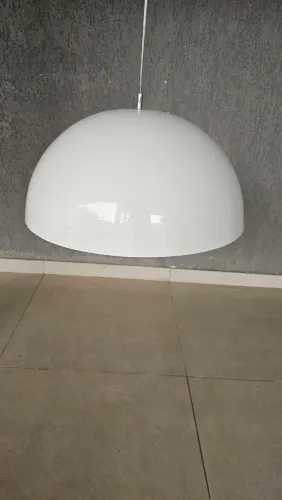 Luminaria meia lua 52cm