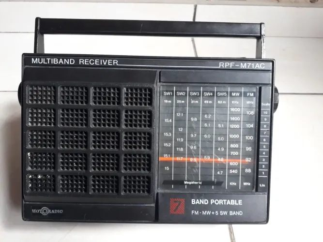 Motoradio antigo 7 faixas funcionando