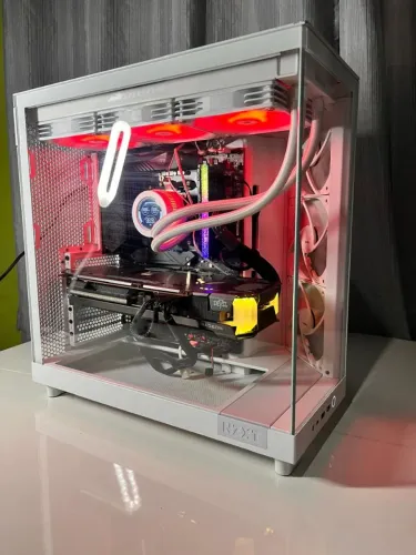 Gabinete Gamer NZXT H6 Flow White
