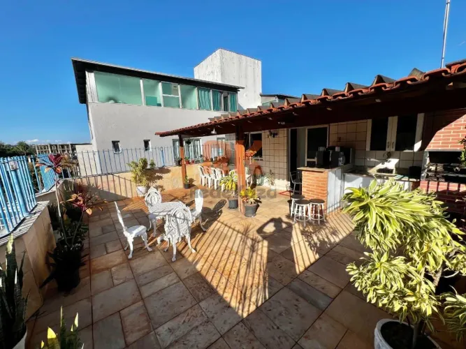 Cobertura residencial mobiliada para aluguel em Belo Horizonte Bairro São Luiz, 4 quartos