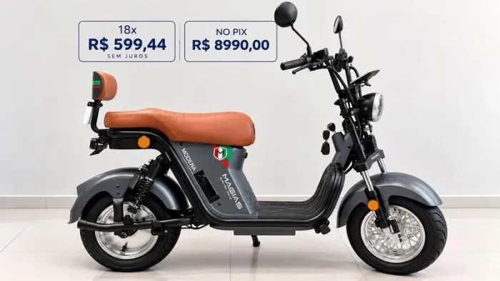 MOTO ELÉTRICA X13 Modena 60V 1000W 2026