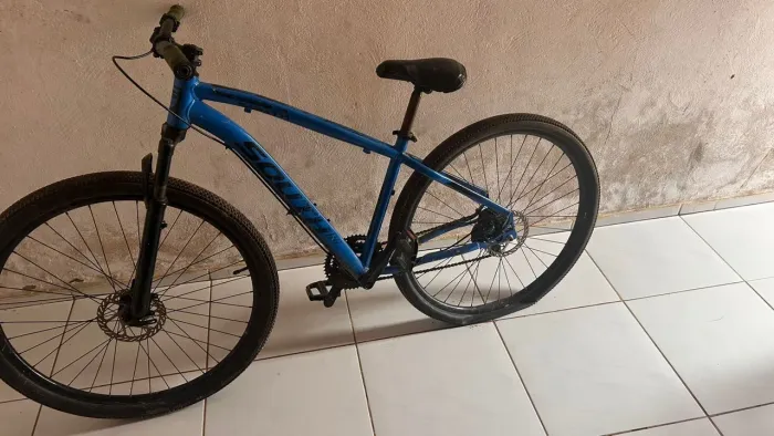 Bicicleta aro 29 com poucas coisas para fazer