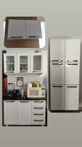 Armário de cozinha completo, semi-novo.