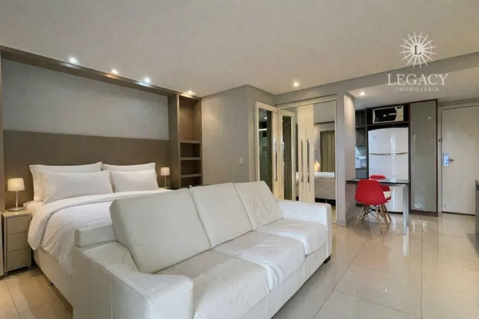 FLAT LAKE SIDE MOBILIADO MODERNO - OPORTUNIDADE - lakeside - lake side