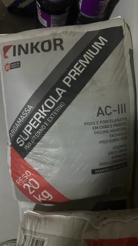 Argamassa ACIII Interno e Externo 20kg Superkola Inkor