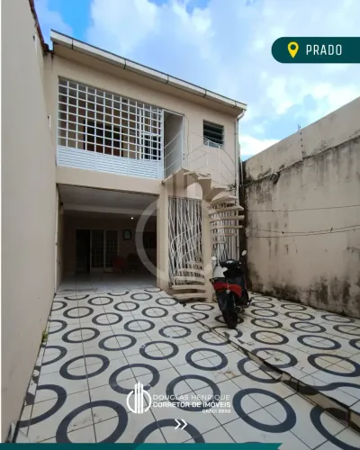 Excelente Casa no Prado, à 02 min do Centro de Maceió, 03 quartos, 03 vagas.