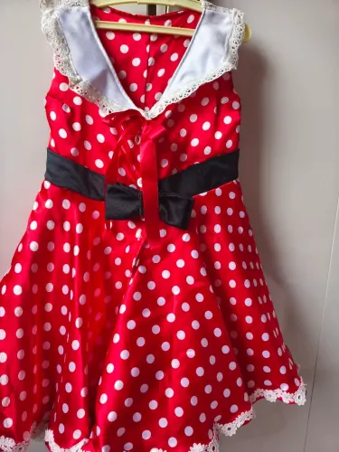 Vestido Minnie fantasia