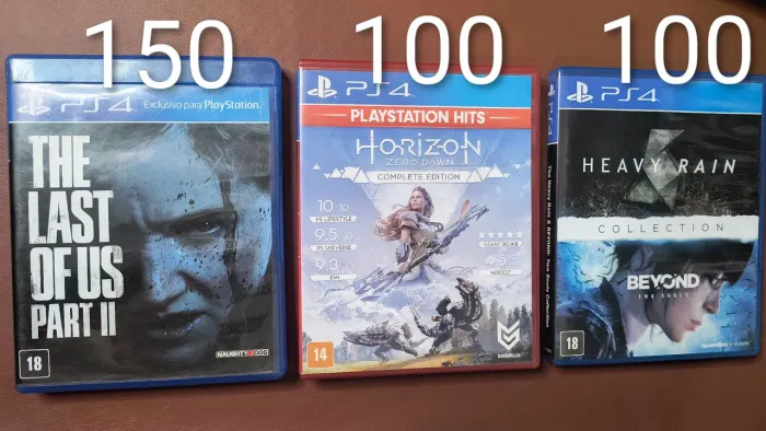 Jogos de PS4 / PS5 (VALOR NA FOTO)