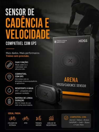 Sensor de cadência e velocidade