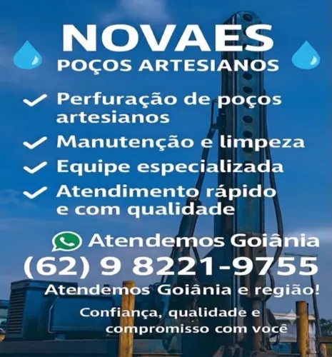 NOVAES POÇOS ARTESIANOS A PARTIR DE 7.500,00$