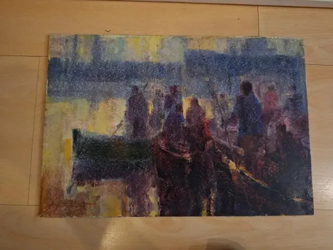 Quadro Ney Tecidio 35x24cm sem moldura