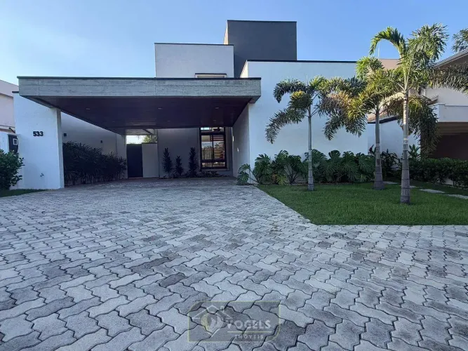 CASA À VENDA NO CONDOMÍNIO FLOR DALDEIA EM HOLAMBRA/SP COM 4 SUÍTES E ÁREA GOURMET
