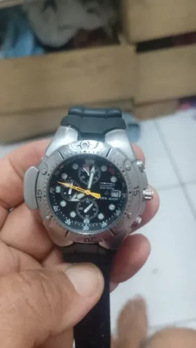 Relógio eco drave pusera de silicone bem conservado  