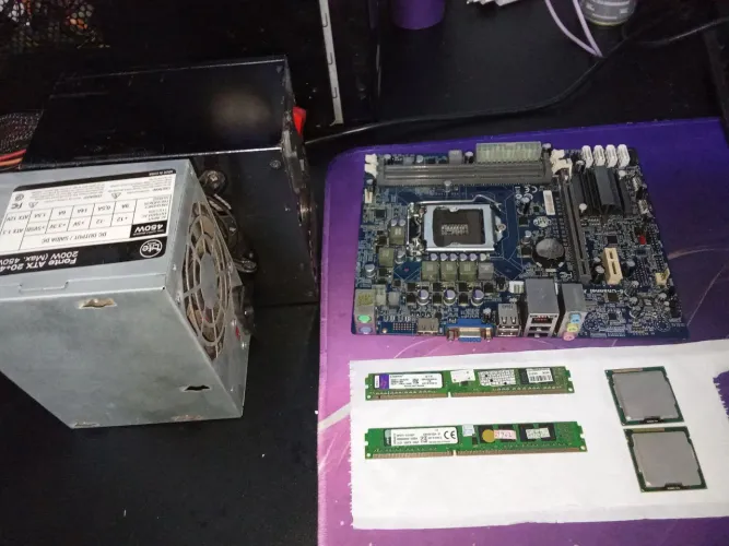 LEIA A DESCRIÇÃO| Lote itens de pc de entrada LGA 1155 DDR3