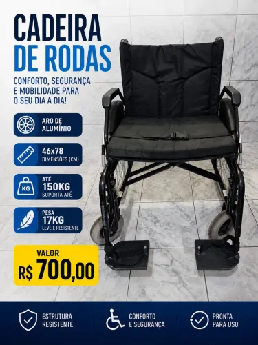 Cadeira de rodas semi nova