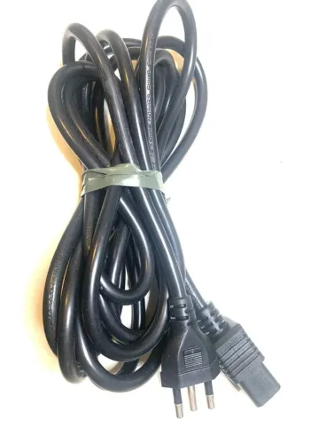 CABO DE FORÇA 10A 1,80M PLUG NBR/C14 PADRÃO BRASILEIRO (18unidades)