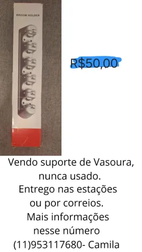 Suporte de vassoura