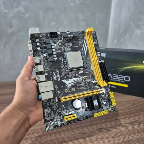 Kit Upgrade Ryzen 5 A320M c/ Caixa - Aceito cartão e entrego